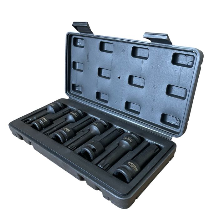 Комплект Ударни БИТОВЕ 1/2 – SPLINE 8 ЧАСТИ HAWEK , HW-2052