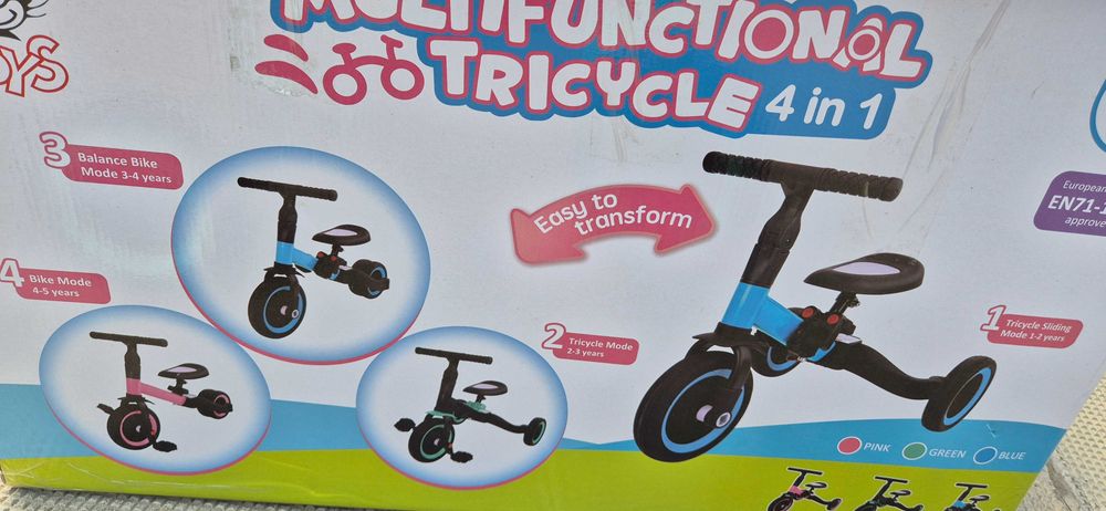 Детско колело 3 в 1