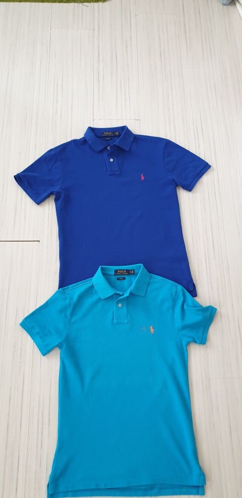 POLO Ralph Lauren Pique Cotton Slim Fit S и M НОВО ОРИГИНАЛ 2бр Мъжки