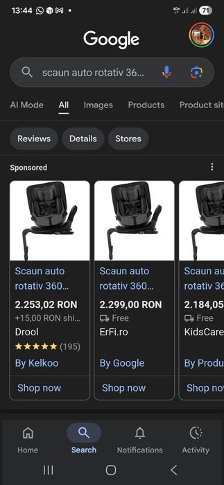 Scaun auto rotativa 360 Silver Cross Motion