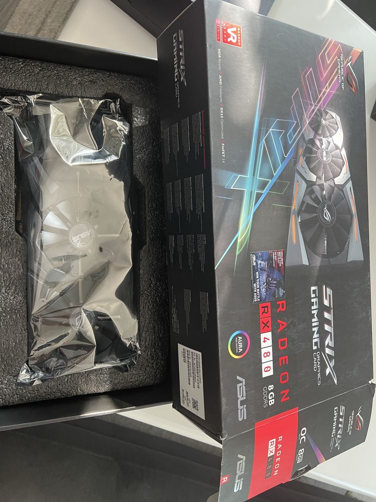 Asus Strix RX480 8GB видео карта