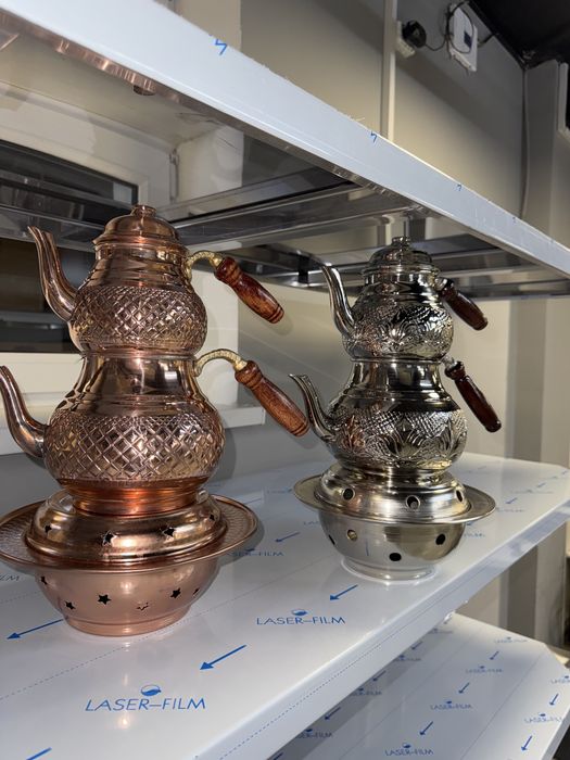 Медный чайник для турецкого чая. Производство:Турция