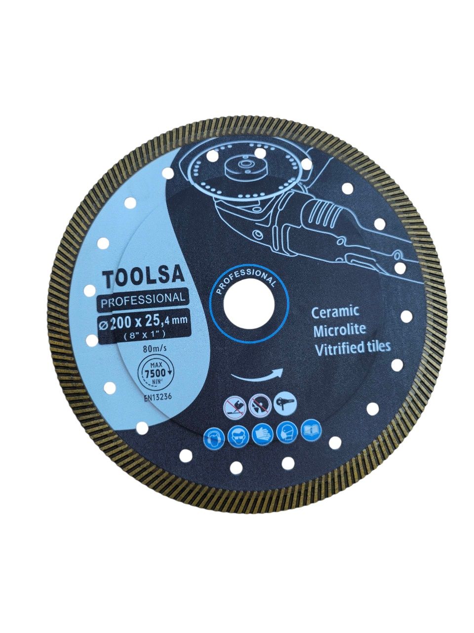 Диамантен диск Toolsa Professional 200 мм