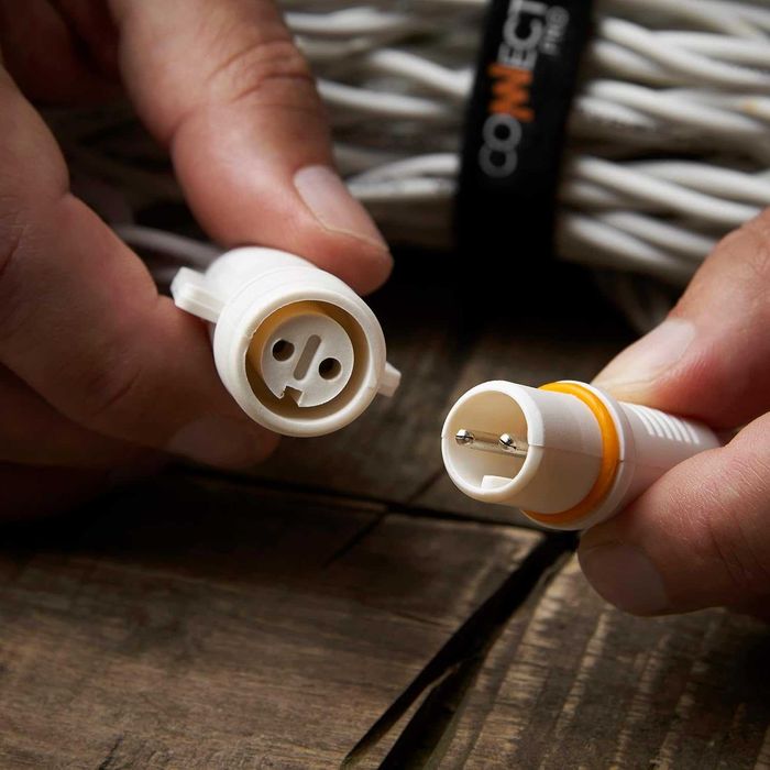 НОВО коледни външни лампички завеса 6м х 30-50-60см топла ФЛАШ ЕФЕКТ