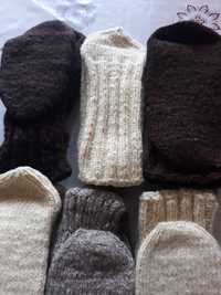Вълнени терлици, чорапи и дебел вълнен елек
