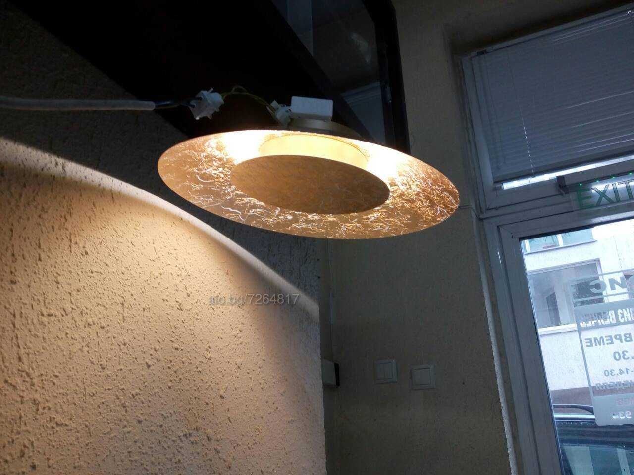 LED таванна лампа метална златист цвят MATTEO внос от Германия
