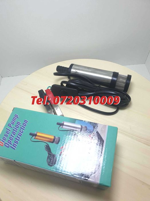 Pompa Lichide De 12v motorina Ulei apa vin Submersibila Fi 37 Cm