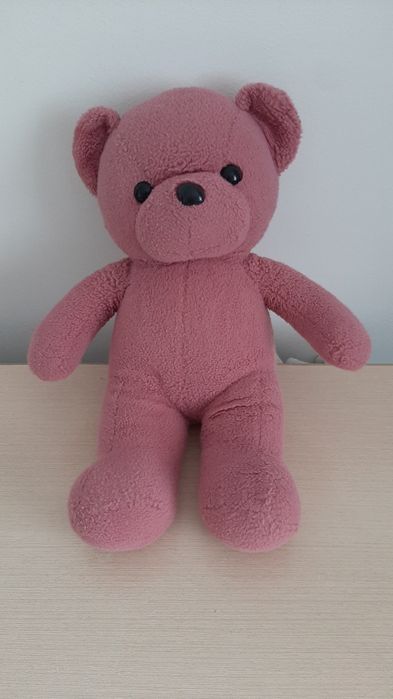 Игрушка розовый медведь