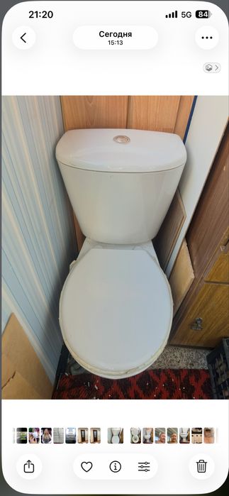 Продам унитаз белый