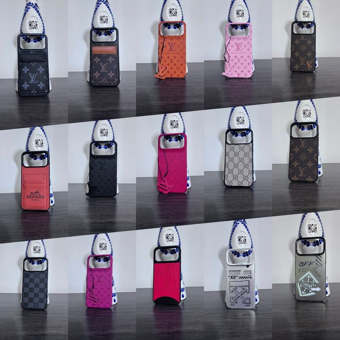 Husa Gucci Lv Louboutin OffWhite - iPhone 17 Pro / 17 Pro Max