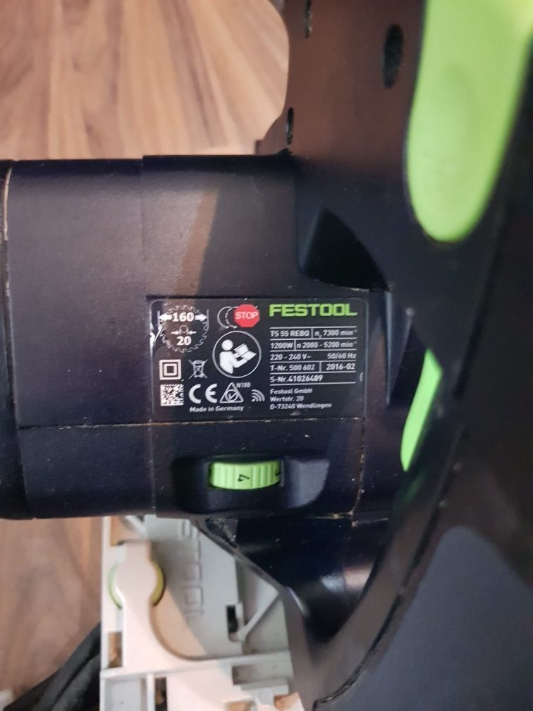 Festool TS 55 REBQ,circular cu plonjare și variator de turație.