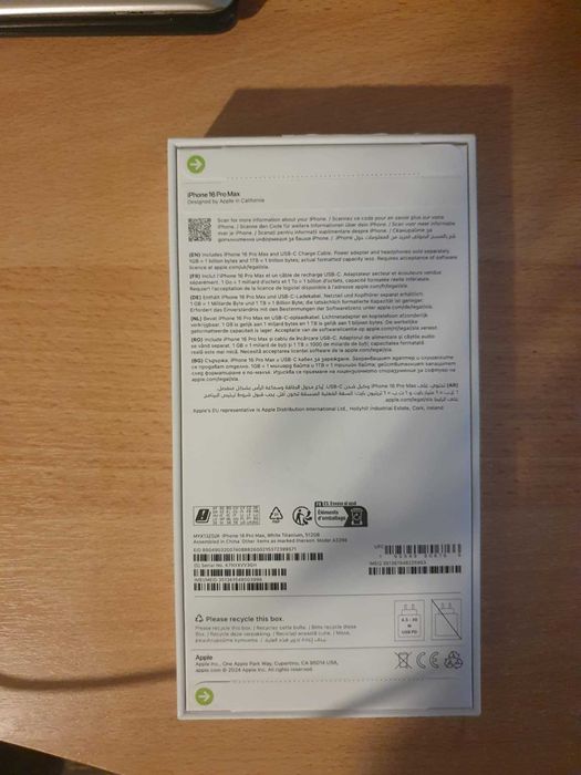 Iphone 16 pro max 512 gb