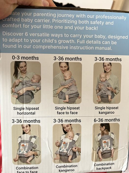 Marsupiu ergonomic penteu copii de la Mavio