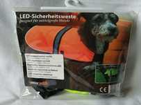 Led светлоотразителна защитна желетка за куче