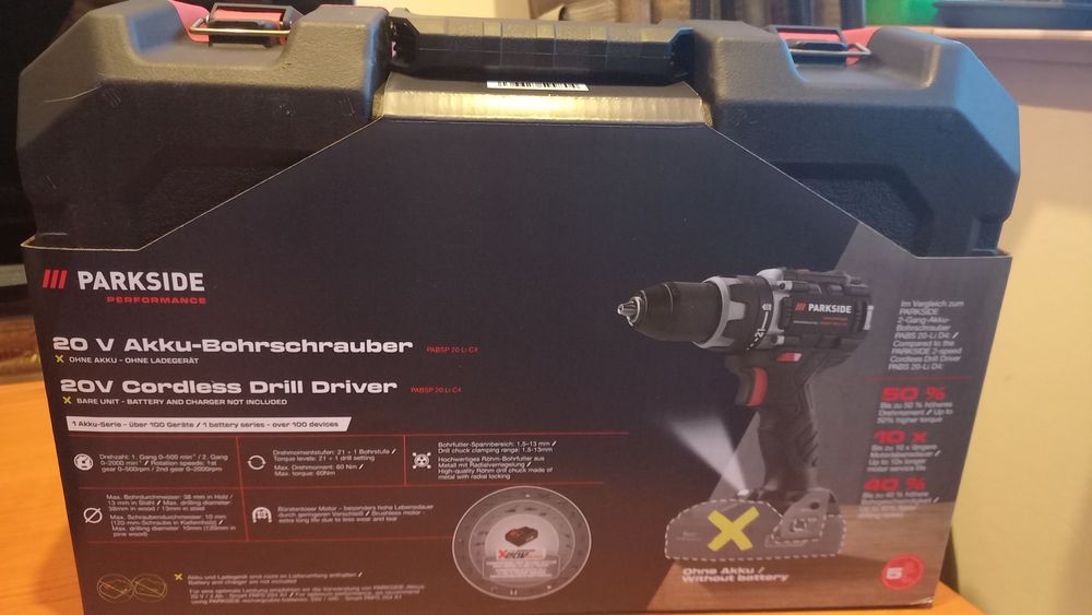 Filetanta Parkside performance 20v 60nm