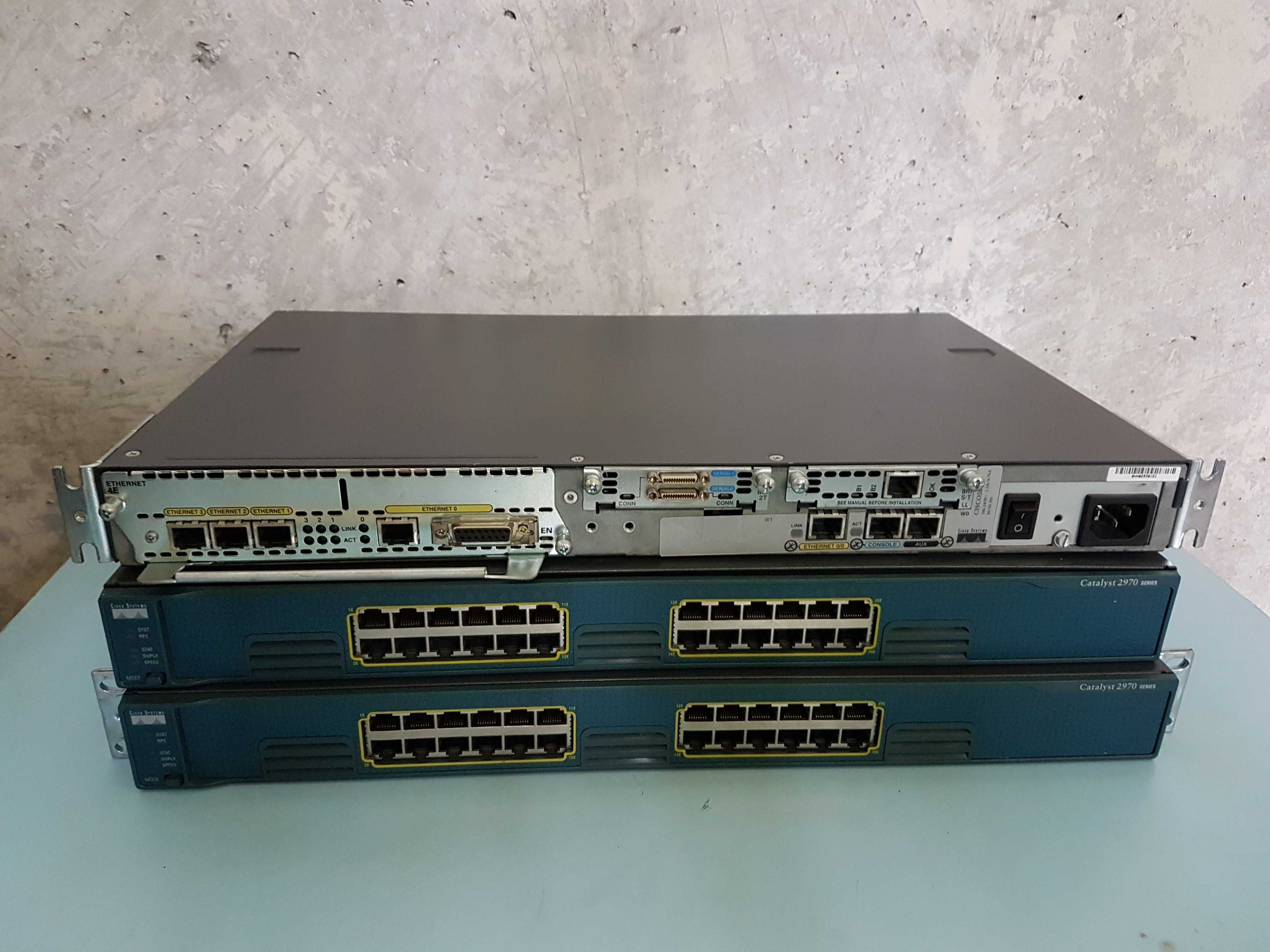 Коммутатор Cisco Catalyst 2970 и роутер Cisco 2610 , б/у, продам.