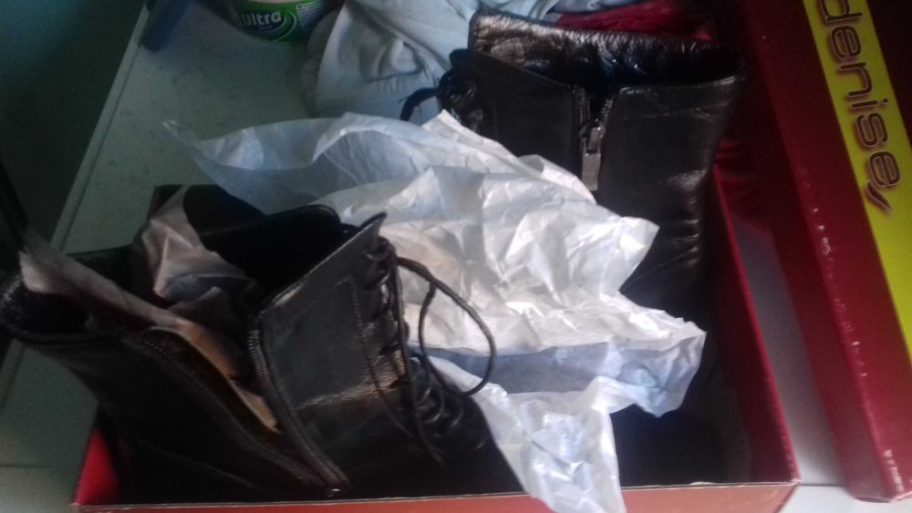 Botine femei piele 36 noi noute in cutie!