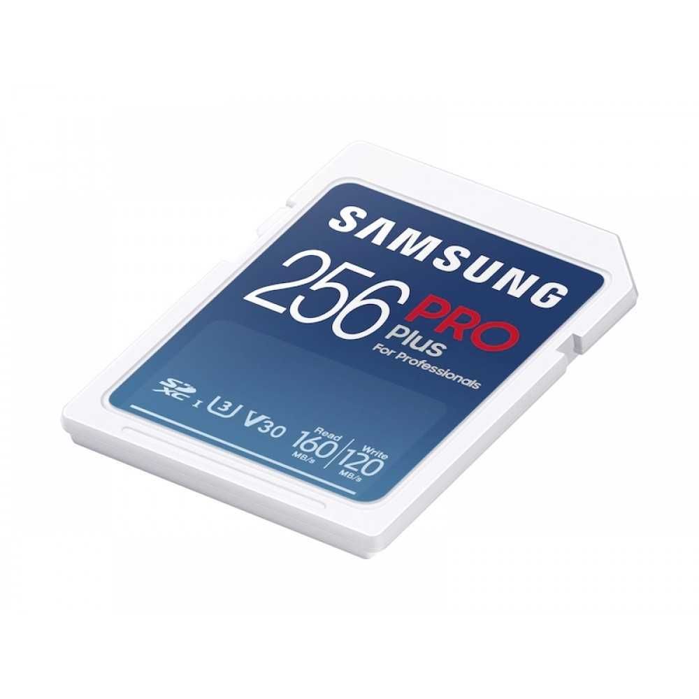 Памет Samsung 256GB SD PRO Plus + Reader, Class10, MB-SD256KB