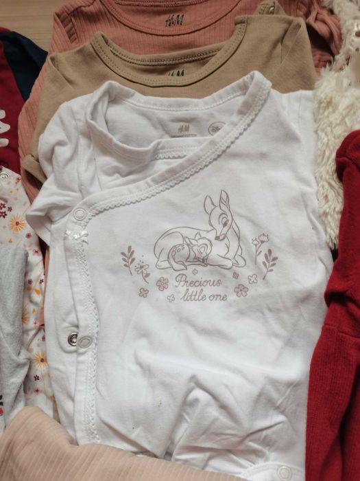 Body-uri + bluze + rochița H&M 3-6 luni