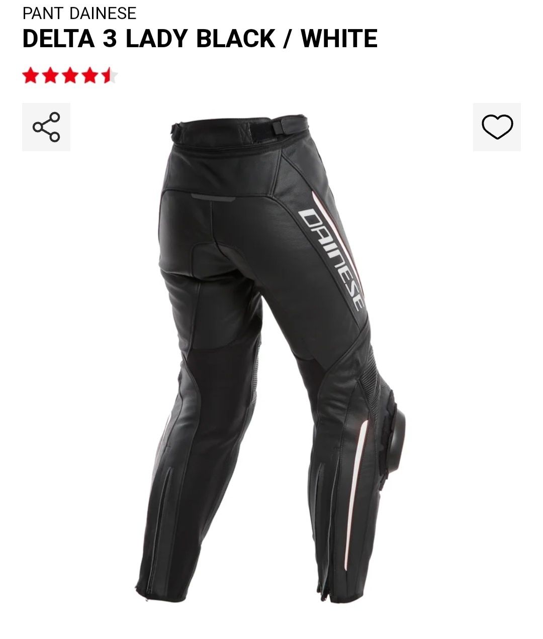 Pantaloni dama Dainese  DELTA 3 LADY BLACK