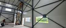 Structura metalică comfectionata după proiect din europrofile și panou