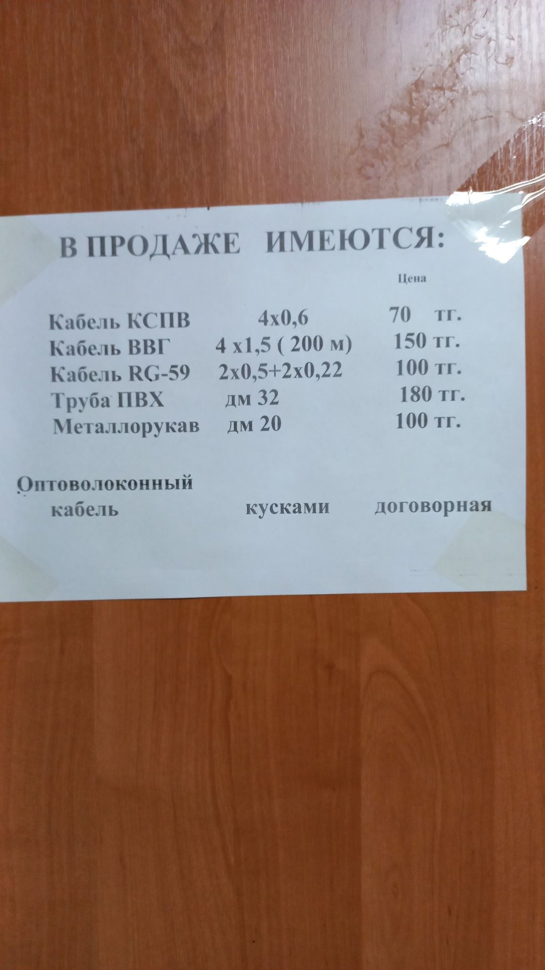 Распродажа кабеля