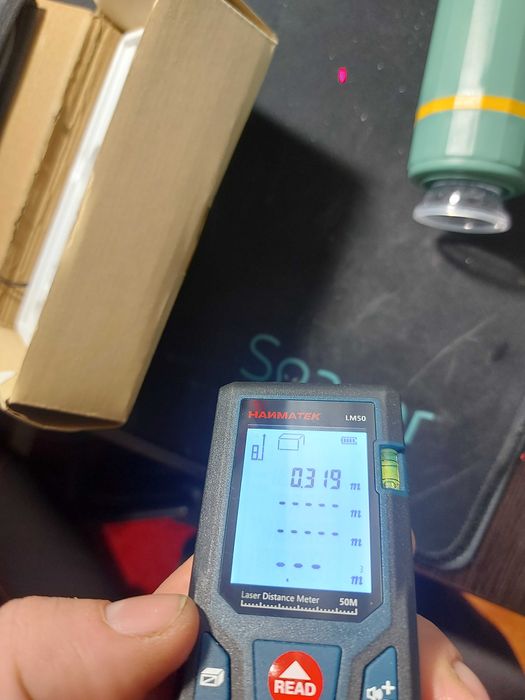 Laser distance, detector cabluri,  Hanmatek si detectoe radiatii EM