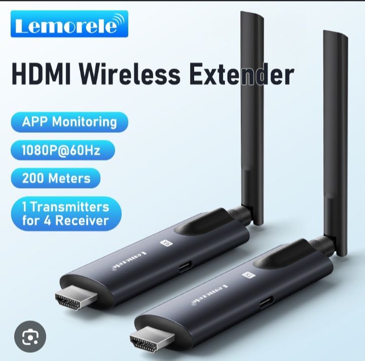 Lemorele HDMI Wireless Video Extender 2.4/5G 200m
Murojat uchun 
Tel:+