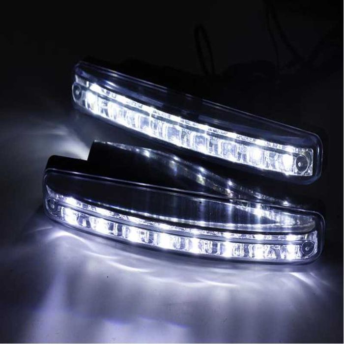 Лед Дневни Светлини12V 8LED- 2броя А-3199