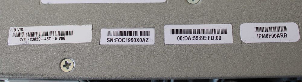 Cisco Catalyst WS-C3850-48T-E