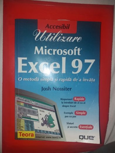 Utilizare Microsoft Excel 97- John Nossiter