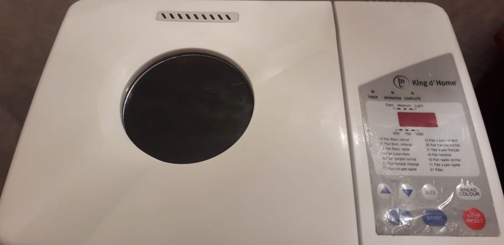 Mașina paine King d'home