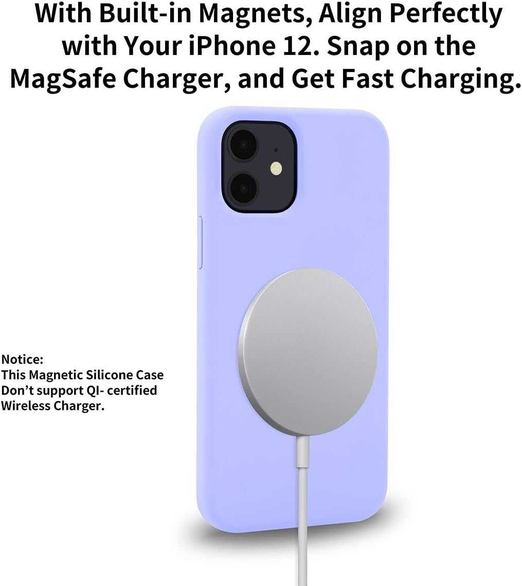 Husa Cover MOV-LILA iPhone 12/12 PRO MAX MagSafe Magnetica de la 50RON