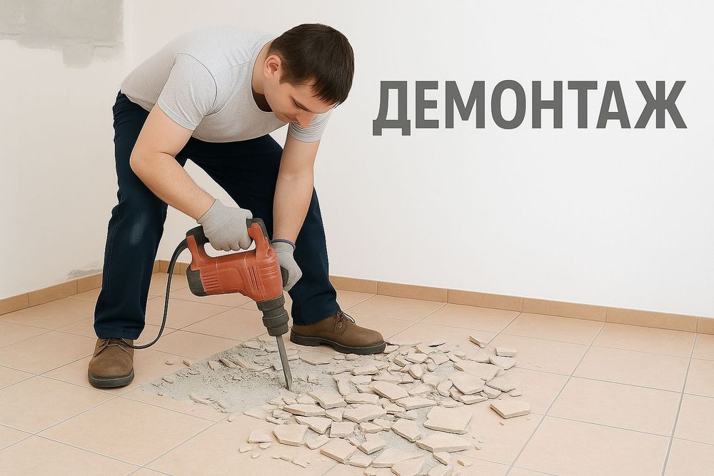 Демонтаж работы Демонтажные работы