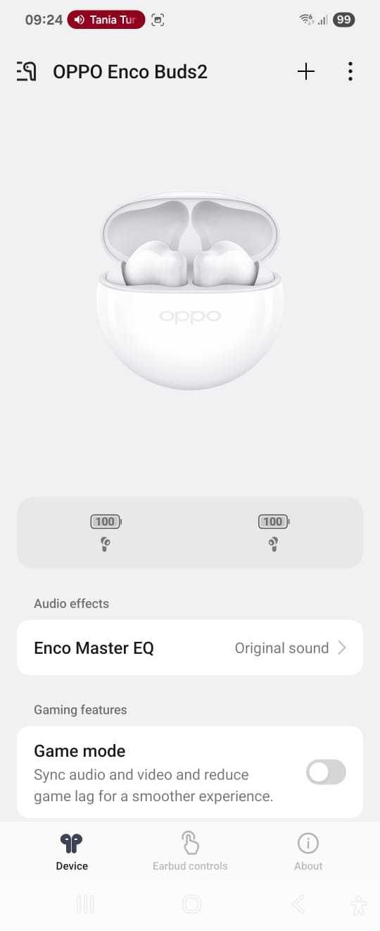 Casti OPPO Enco Buds2, True Wireless, Bluetooth, In-Ear, Microfon, alb