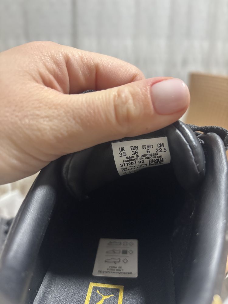 Маратонки Puma Cali bold metallic trainers -Black