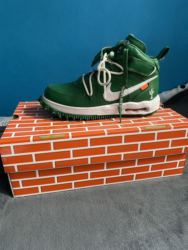 Af 1 Mid Off-White “Pine Green”