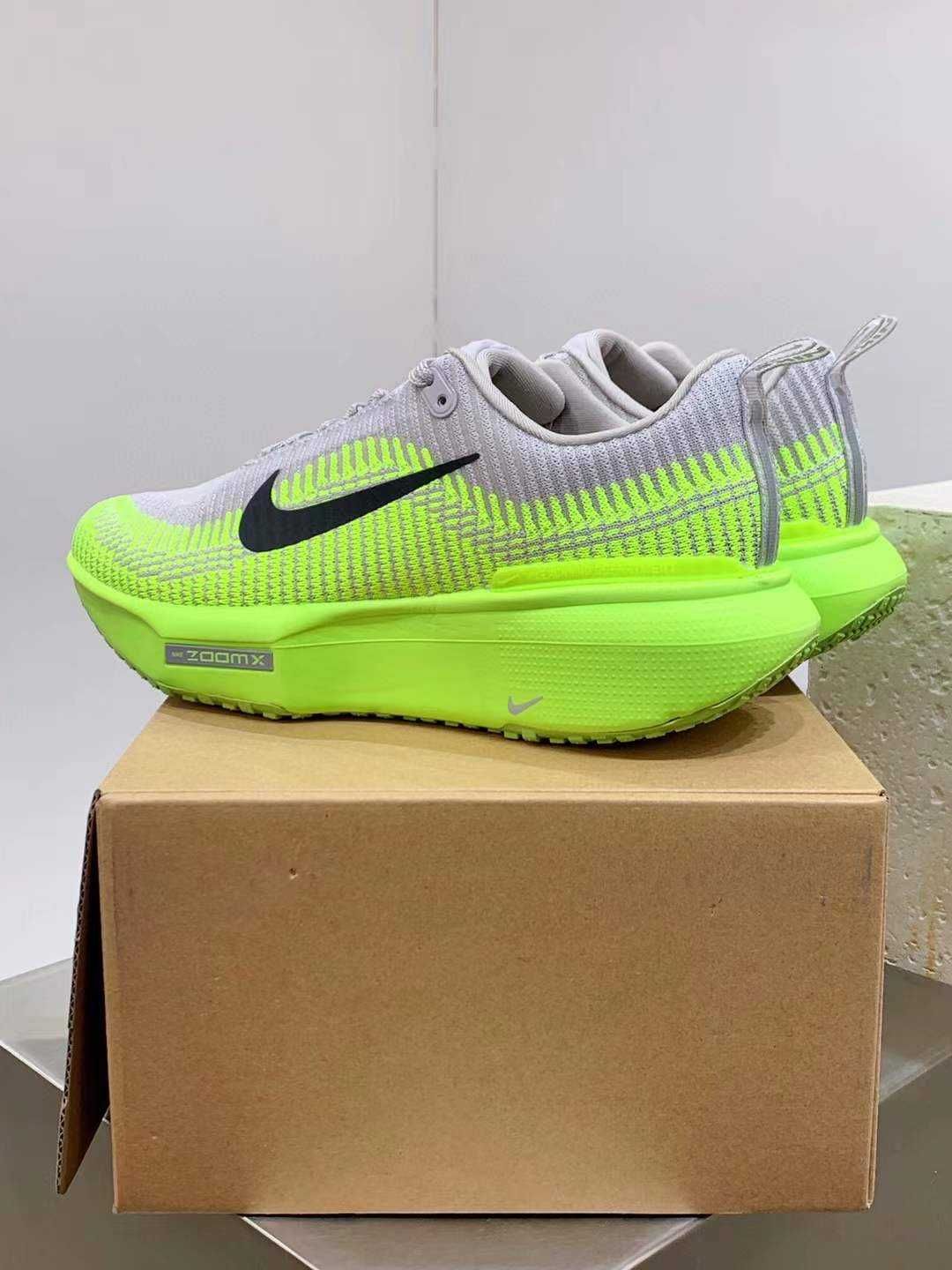 Нови мъжки маратонки Nike Invincible Run FK Flyknit 4 Green Grey