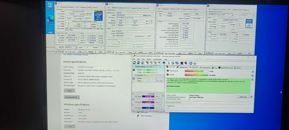 Unitate PC Calculator Lenovo Intel Core i5-4430S 8 GB RAM SSD 240 GB