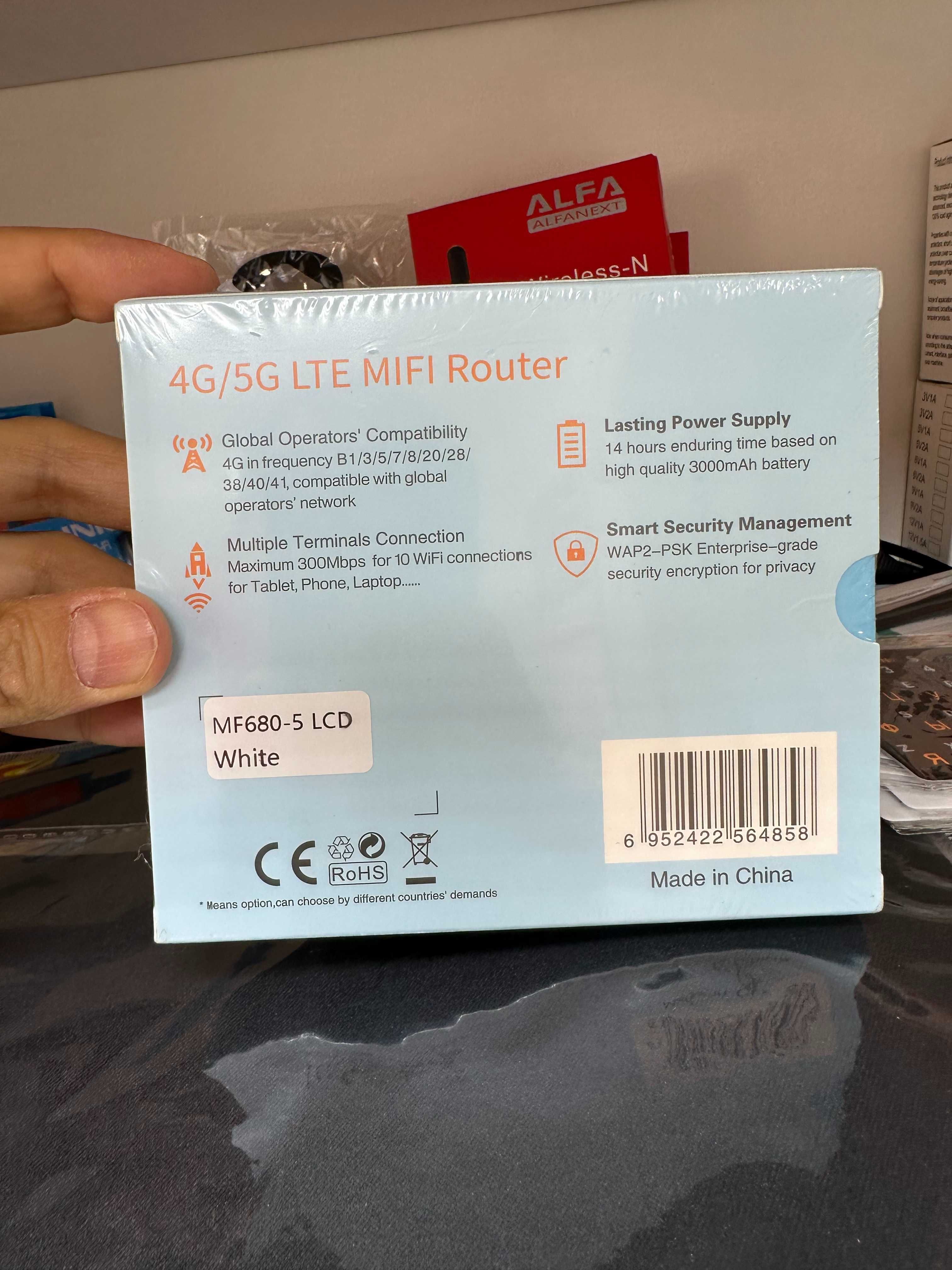Wifi uzimei bor karmanniy tochka dostupa router sim karta