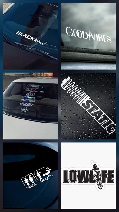 Stickere auto personalizate