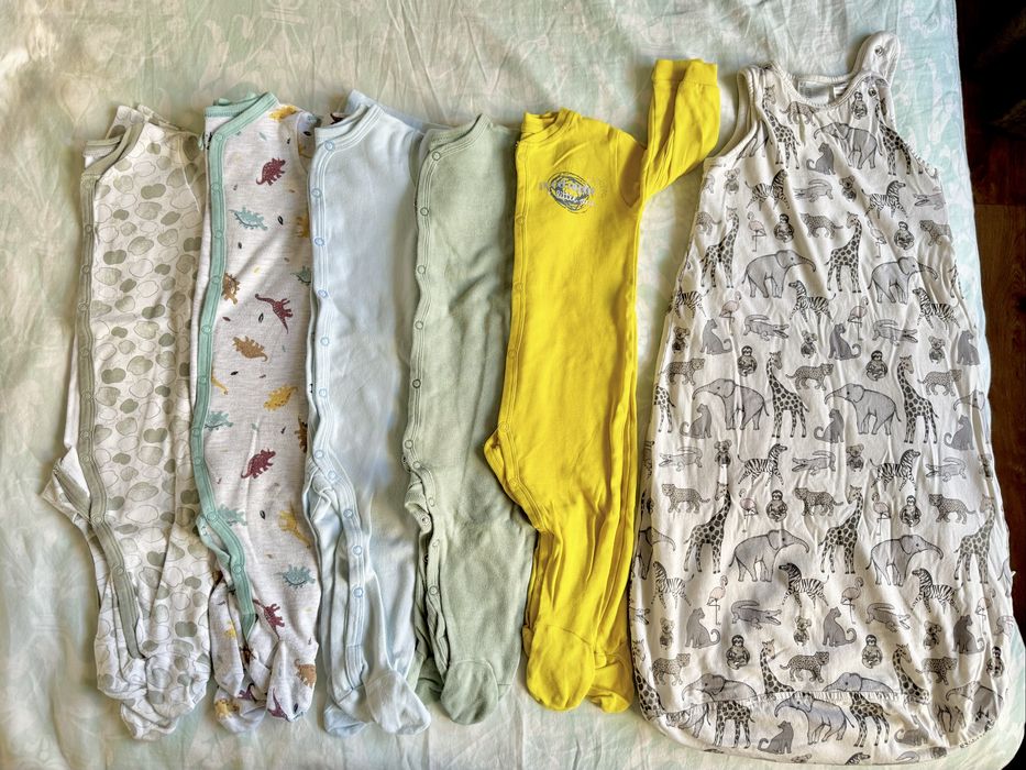 Спално чувалче H&M и 5бр пижамки 74/80