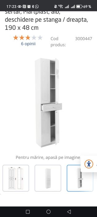 Dulapuri baie utilizate