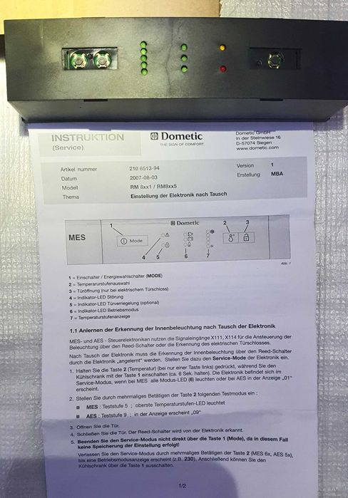 Modul electronic pentru frigidere Dometic RM/RML/RMS 8401-8551