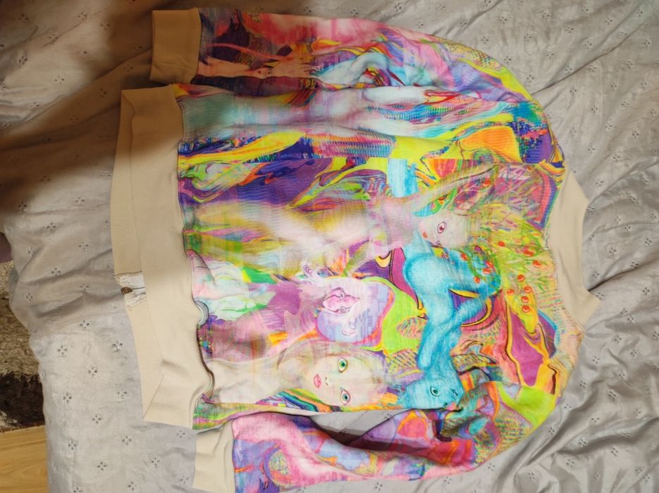 Дамски многоцветен суичър