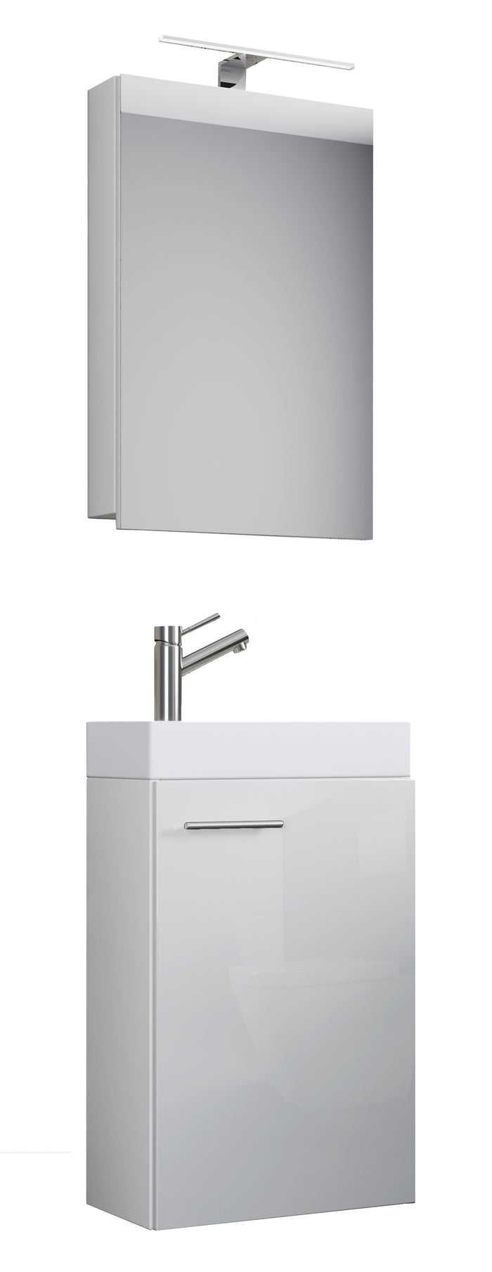 Set baie alb VCM Slito SP-BL, baie mica |VCMB 913973 Alb