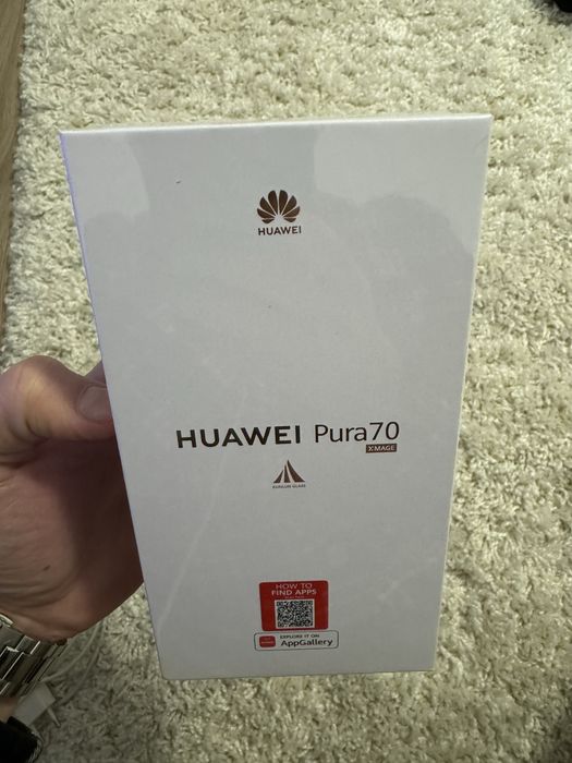 Telefon mobil Huawei Pura 70, 256GB, 12GB RAM, BLACK, NOU, SIGILAT