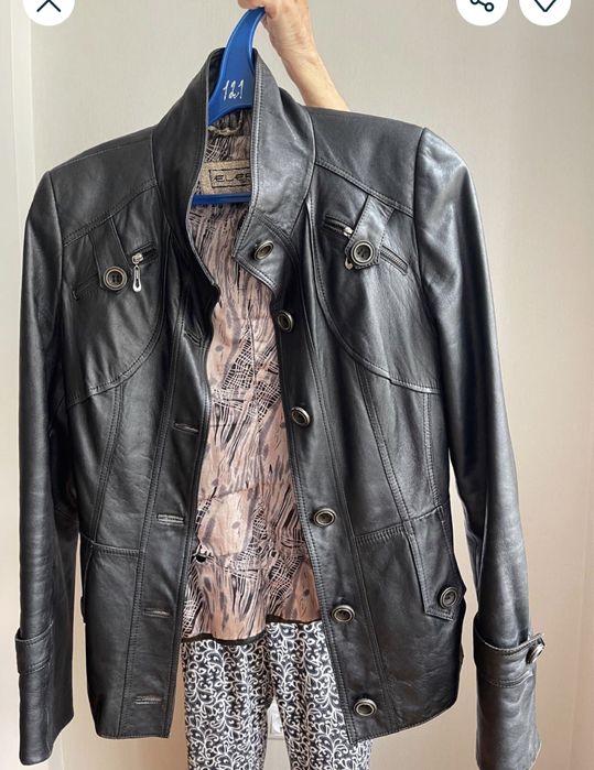 Кожаная куртка женская размер 42-44