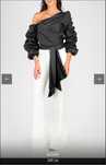 Bluza neagra, NOUA, TGH Fashion, masura 40