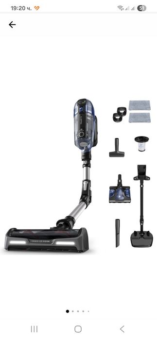 Вертикална прахосмукачка Rowenta X-Force Flex 14.60 Aqua RH99C3WO с мо